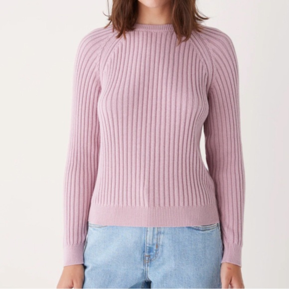 NWT - Frank & Oak Women’s Crewneck Ribbed Knit Sweater - Size M - Picture 2 of 8